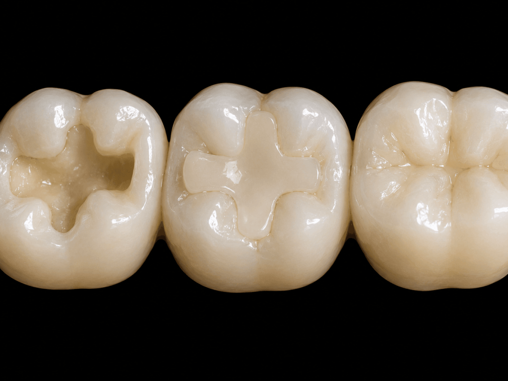 Ceramic onlay restorations